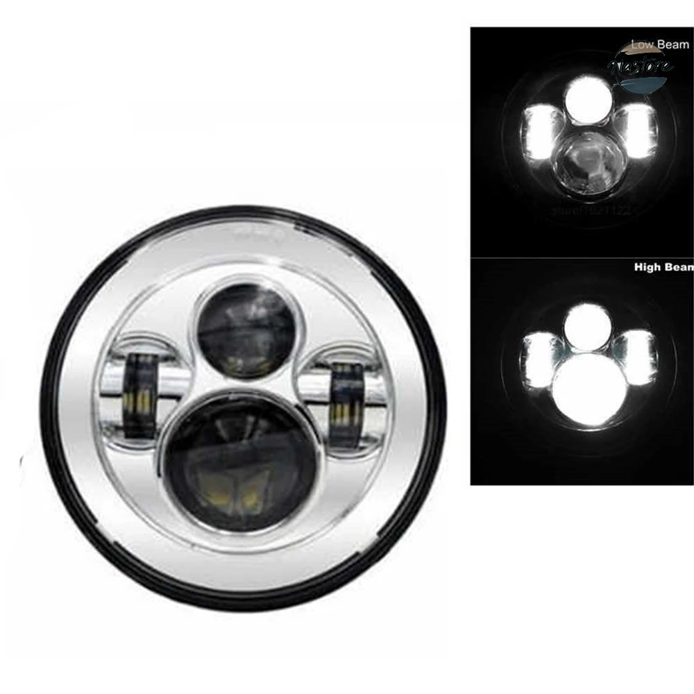 7インチledヘッドライト 車検対応（バイク） | 車、バイク、自転車 の