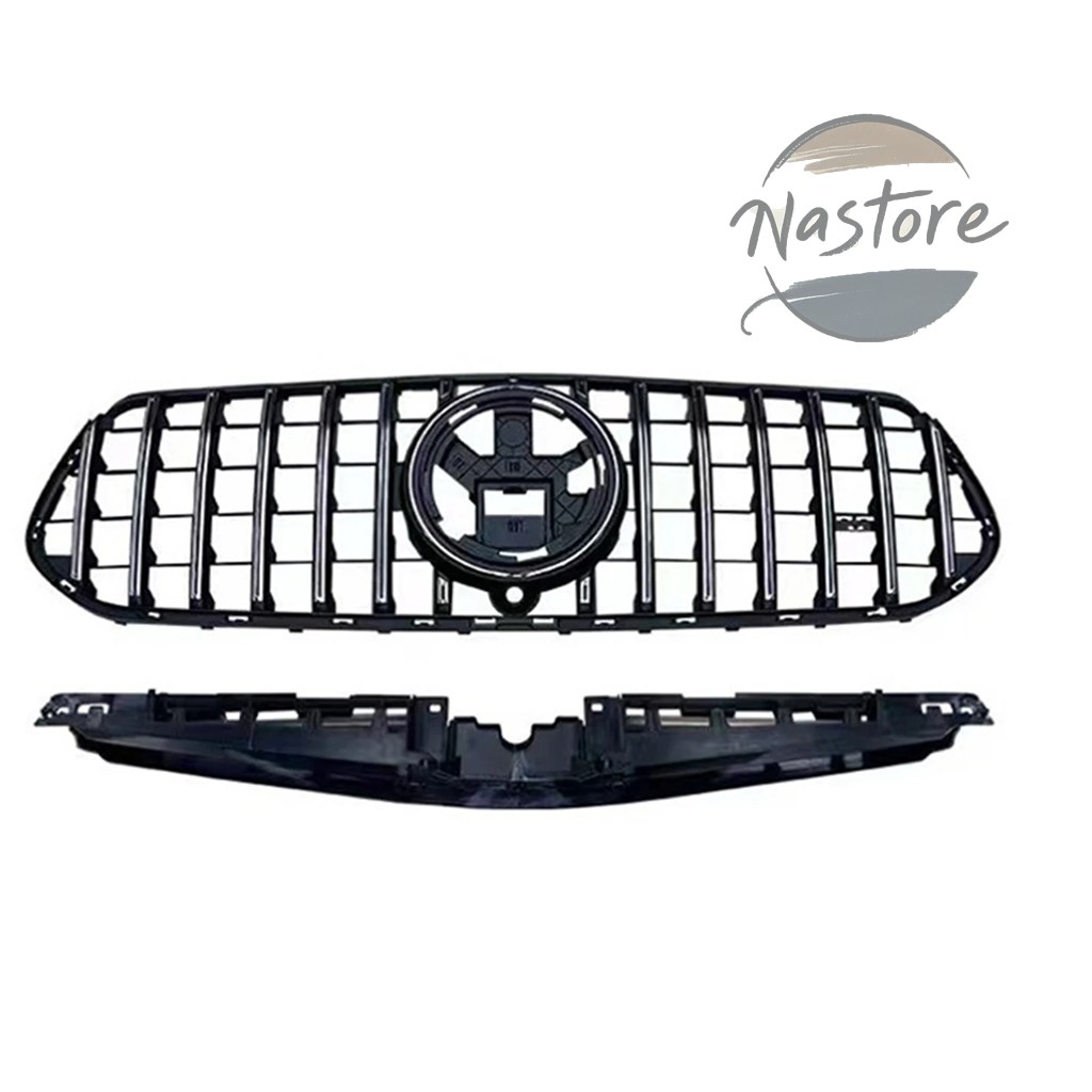 並行輸入品 メルセデスベンツ mercedes フロント 部品 カスタムパーツ アクセサリー ベンツ w167 gleクラス gle350 gle450 gle580 2024 バンパーグリルの画像