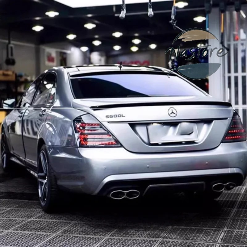 並行輸入品 w221 メルセデス スポイラー リップ リア ベンツ sクラス