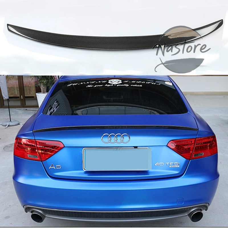 並行輸入品 アウディ audi a5 スポイラー リア カーボン ウィング 4ドアセダン 2009 - 2016 s5スタイル トランクリッド カスタムパーツ 部品 アクセサリー_5