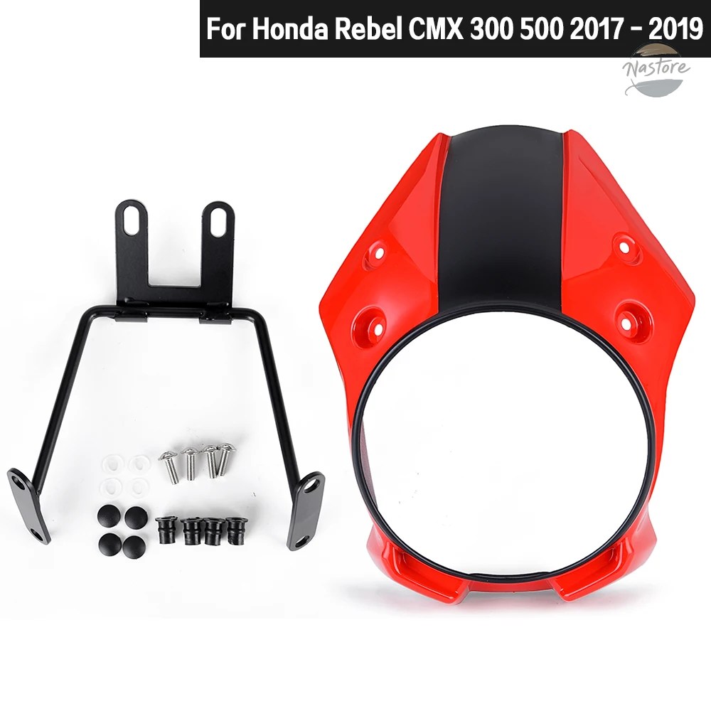 並行輸入品 ホンダ CMX500 カバー ウインドシールド ヘッド REBEL500 2017 2023 ライト カスタムパーツ パーツ アクセサリーの画像