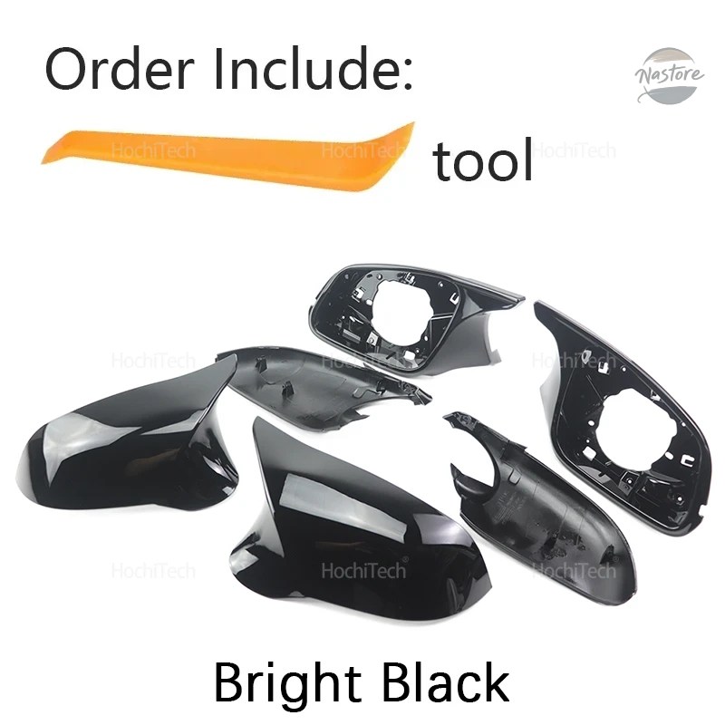 並行輸入品 ブラックバックミラーサイド F20 F21 F22 F23 F30 ミラーカバーキャップ M ルックミラーカバー BMW F34 F32 F33 F36 E84 F87 I3_1