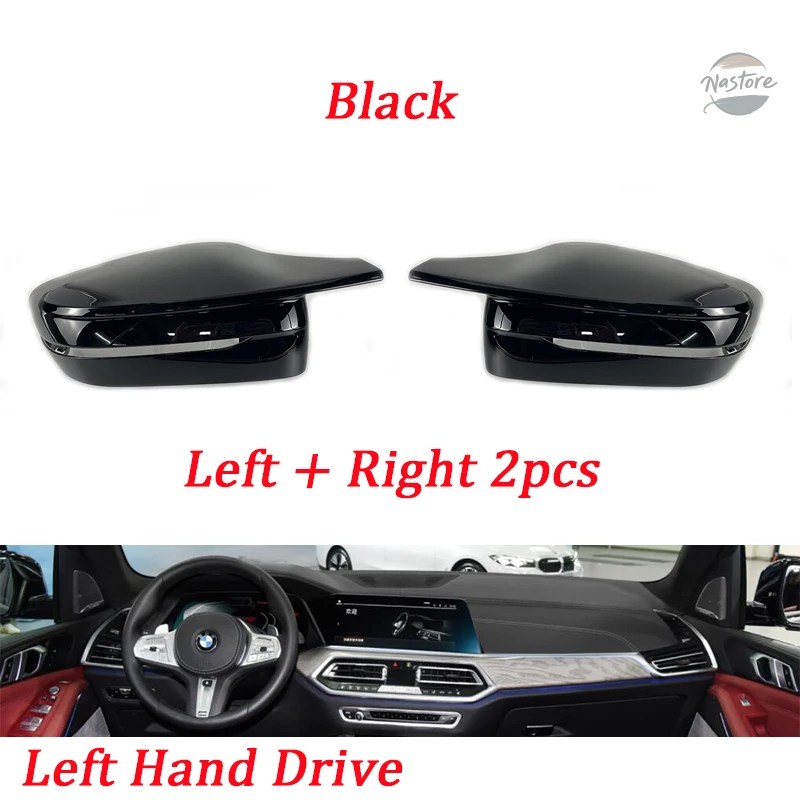 並行輸入品 RHDカーボン外装サイドバックミラーカバートリムBMW 3 4 5 7 8シリーズG20 G21 G30 G38 G22 G23 G11 G12 G15 G16 LHDの画像
