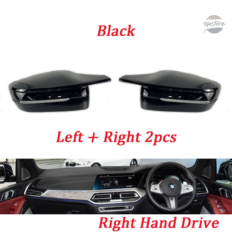 並行輸入品 RHDカーボン外装サイドバックミラーカバートリムBMW 3 4 5 7 8シリーズG20 G21 G30 G38 G22 G23 G11 G12 G15 G16 LHDの画像