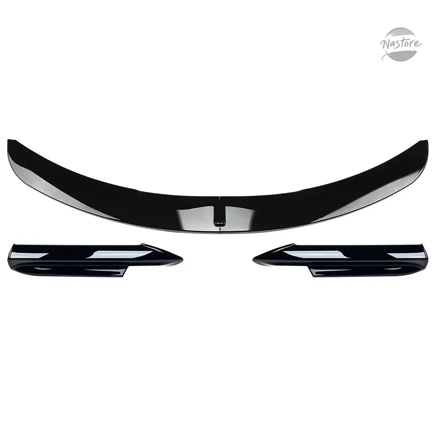 並行輸入品 フロントバンパーリップスプリッター カーパーツ カーアクセサリー ボディキット BMW 3シリーズ E90 E91 M-TECH 2005-2008 セダン4ドア 320I_5