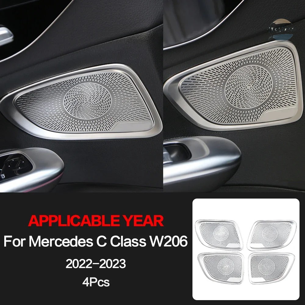 並行輸入品 メルセデスベンツ W206 C クラスインテリアドアスピーカーカバーストリップの画像