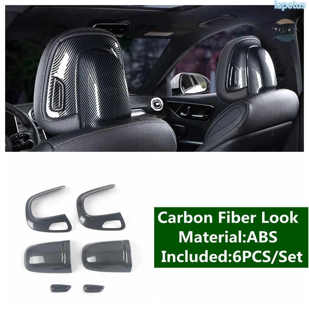 並行輸入品 ベンツCクラスW206 2022 / GLC X254 2023 / EクラスW214 2024 2025用フロントシートヘッドレストボタン調整スイッチカバートリムの画像