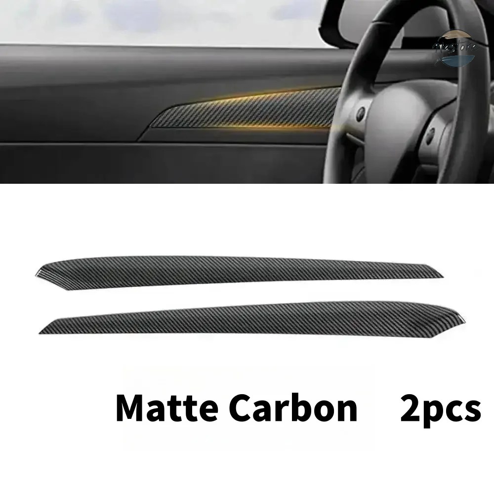 並行輸入品 テスラモデル 3 モデル Y 2019-2024 ダッシュボードカバードアトリムパネルダッシュトリム互換性テスラモデル Y 2024 モデル 3 2023_1