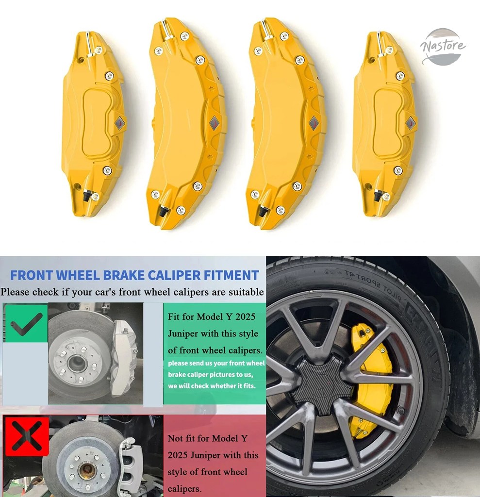 Tesla Model Y Juniper キャリパーカバー 4個セット 並行輸入品 テスラ モデルY ジュニパー 2025 2026用 ブレーキ