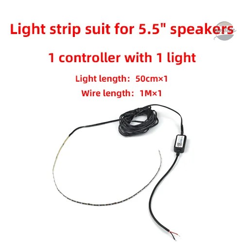 並行輸入品 自動車用高音流れるライト LED スピーカー周囲光 A ピラー