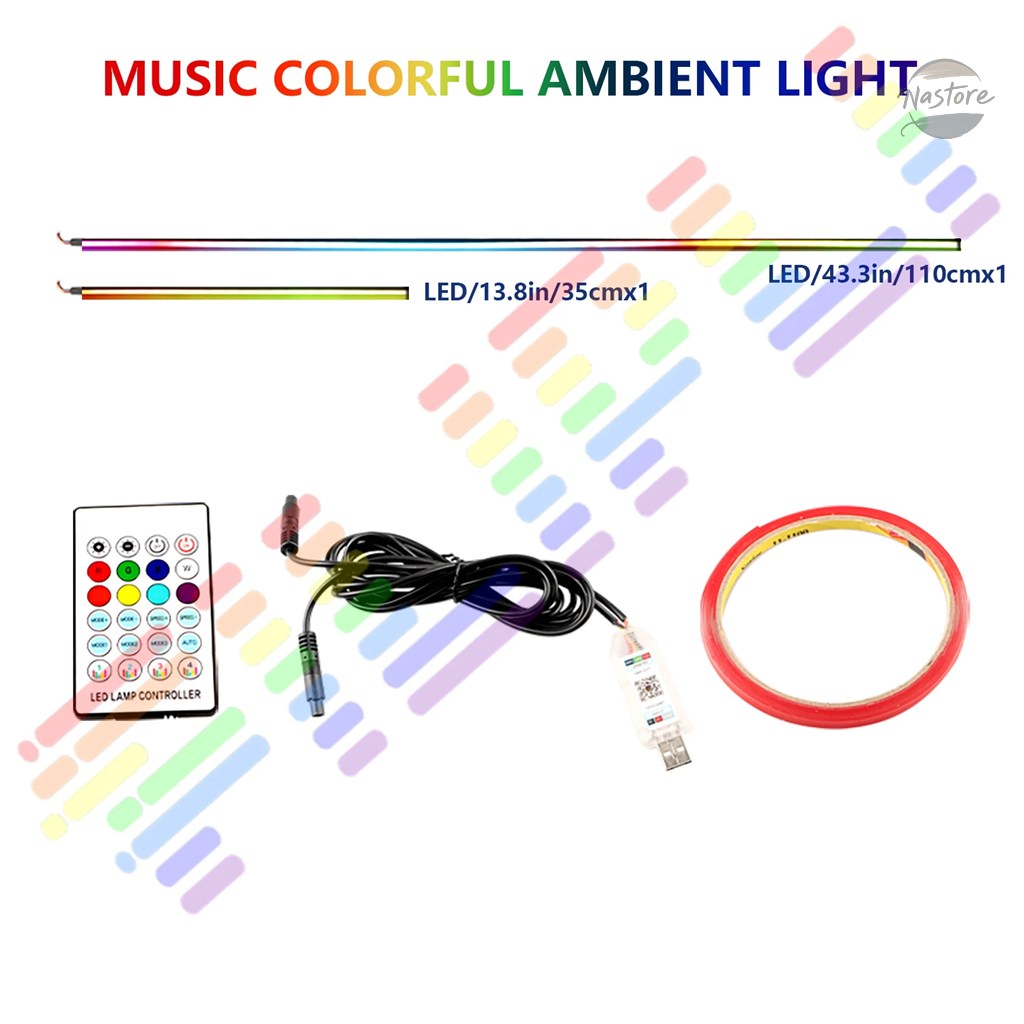 並行輸入品 2IN1 ダイナミックネオンアンビエントライト DREAMCOLOR アクリル LED インテリアストリップライト RGB テスラモデル 3/Y/S/X 装飾ランプ_1
