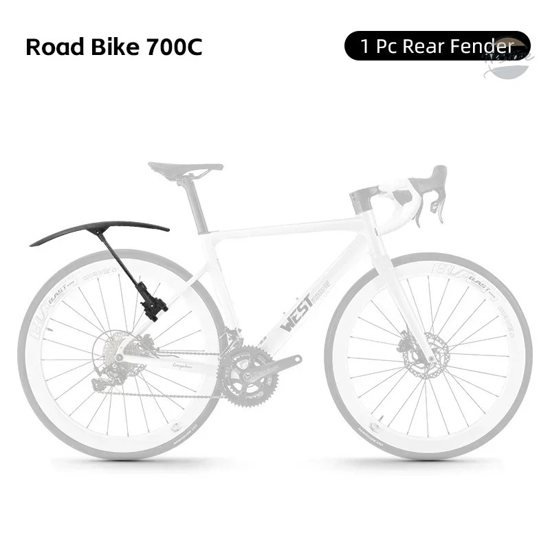 並行輸入品 バイク フェンダー ガード west biking 700c カスタムパーツ 部品 アクセサリーの画像