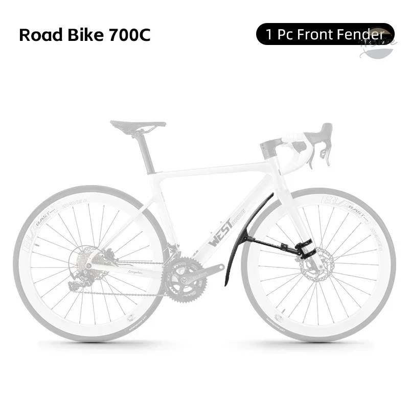 並行輸入品 バイク フェンダー ガード west biking 700c カスタムパーツ 部品 アクセサリーの画像