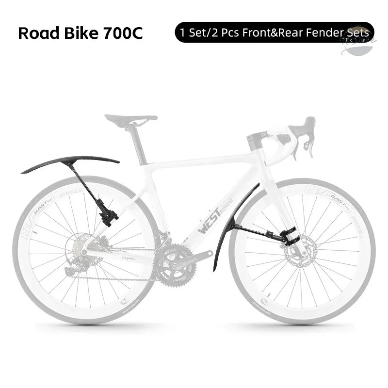 並行輸入品 バイク フェンダー ガード west biking 700c カスタムパーツ 部品 アクセサリーの画像