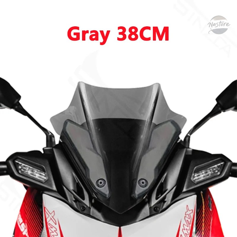 並行輸入品 x300 ヤマハ バイク スポーツフロントガラス ウィンドデフレクター ビサーバイザー ブラック xmax 300 x-ma xmax-300 2023 カスタムパーツ 部品_2