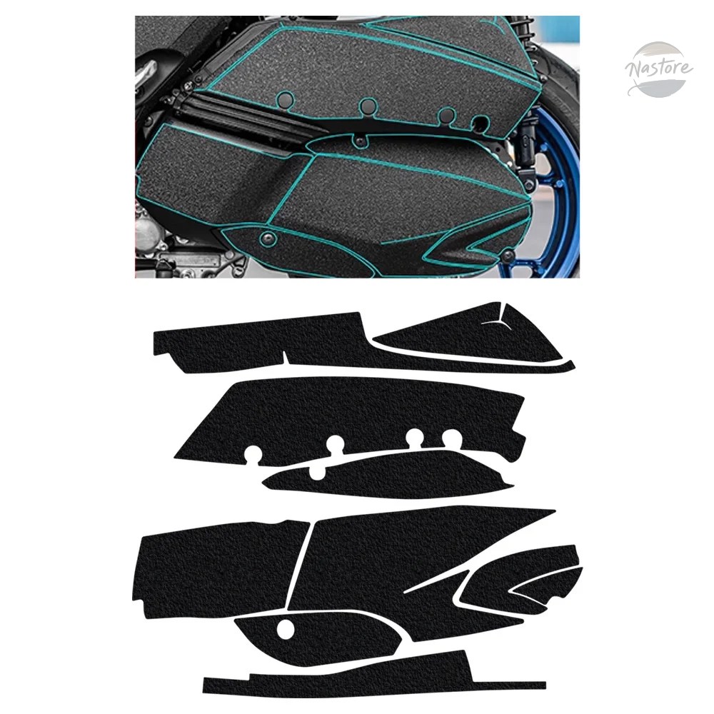並行輸入品 バイク ボディ 厚いステッカー 引っかき傷防止 滑り止め ゴム xmax 300 x max 2023 2024 ステッカー カスタムパーツ 部品 アクセサリー_10