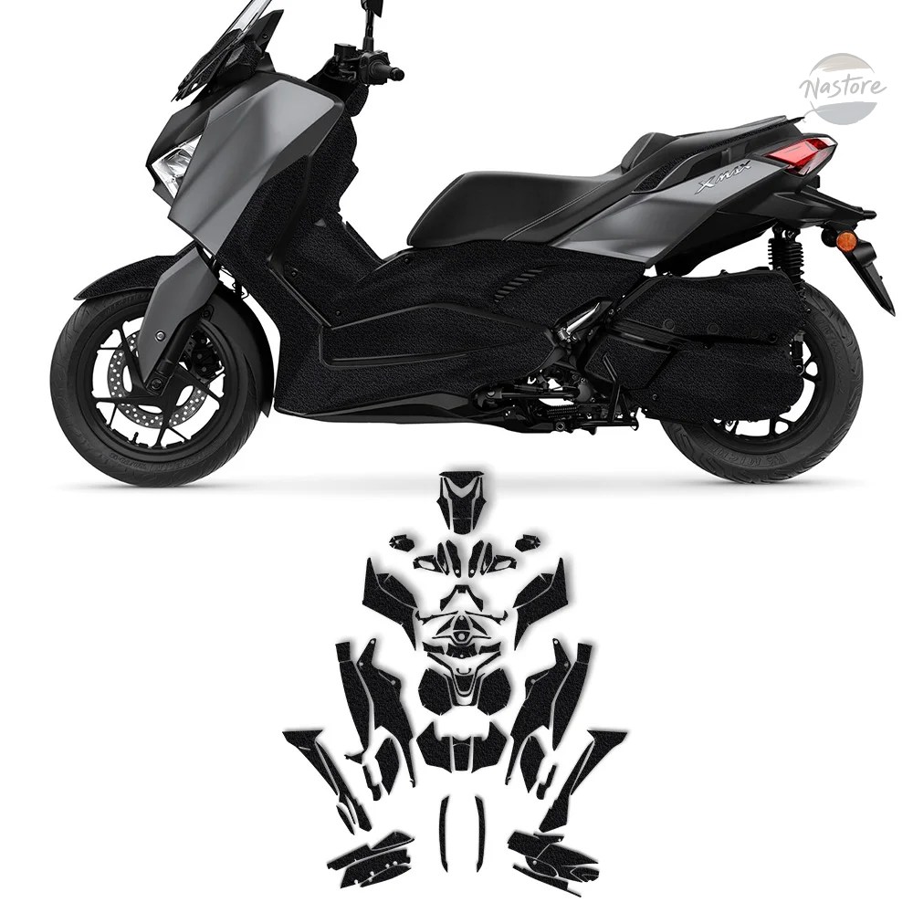 並行輸入品 バイク ボディ 厚いステッカー 引っかき傷防止 滑り止め ゴム xmax 300 x max 2023 2024 ステッカー カスタムパーツ 部品 アクセサリー_11