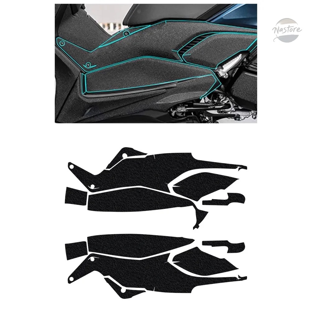 並行輸入品 バイク ボディ 厚いステッカー 引っかき傷防止 滑り止め ゴム xmax 300 x max 2023 2024 ステッカー カスタムパーツ 部品 アクセサリー_2