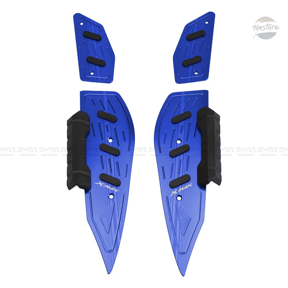 並行輸入品 ヤマハ バイク ペダル アクセサリー カスタム フットパッド xmax 300 合金ペグプレート カスタムパーツ 部品 アクセサリーの画像