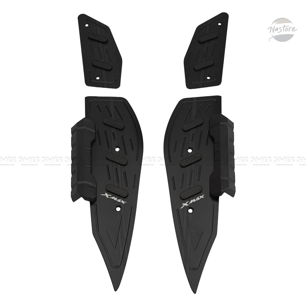 並行輸入品 ヤマハ バイク ペダル アクセサリー カスタム フットパッド xmax 300 合金ペグプレート カスタムパーツ 部品 アクセサリーの画像