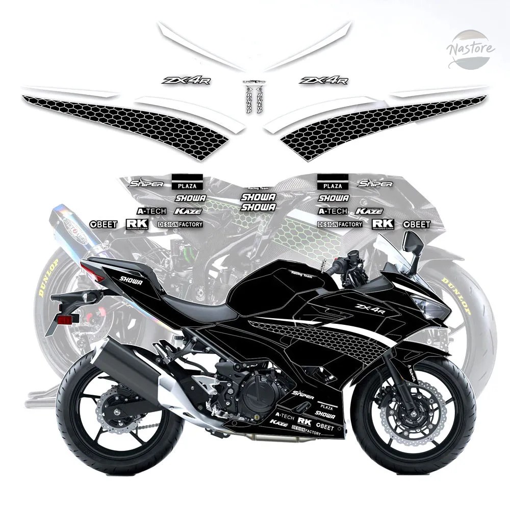 並行輸入品】zx4r バイク アクセサリー カスタム ステッカーセット