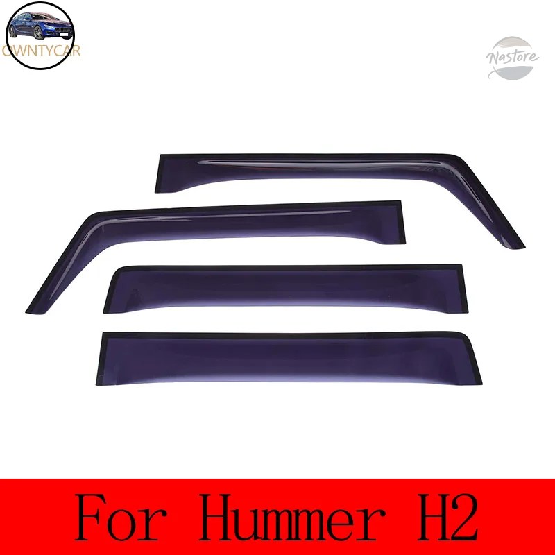 並行輸入品 ハマー アクセサリー 外装 カスタム hummerh2h3 2003-2009 abs バイザー 窓 雨 カスタムパーツ 部品 アクセサリー_1