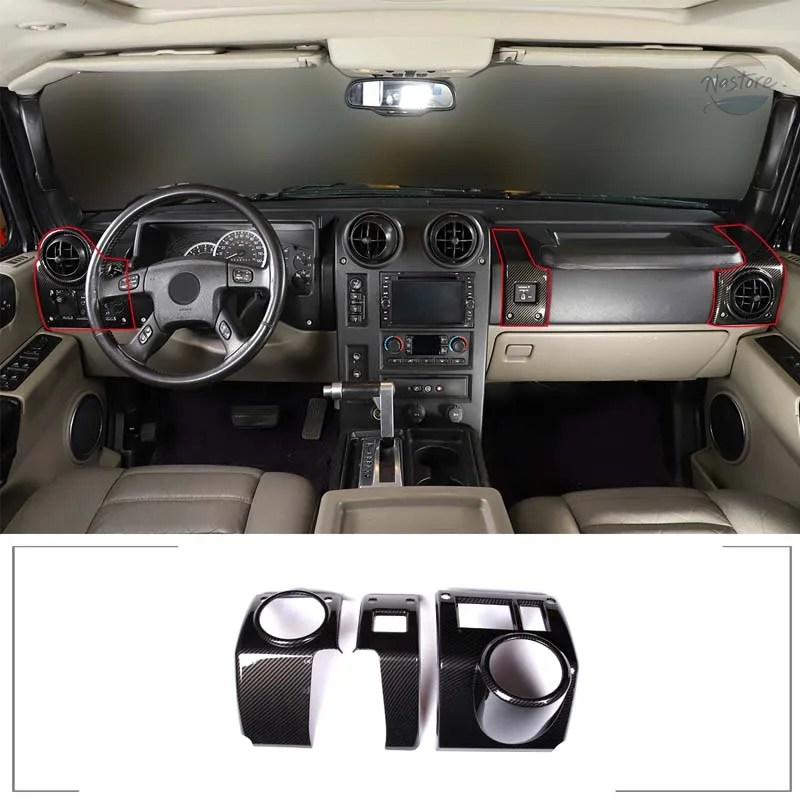 並行輸入品 ハマー h2 内装 2003-2007 abs 中央制御 ダッシュボード カスタムパーツ 部品 アクセサリー_5