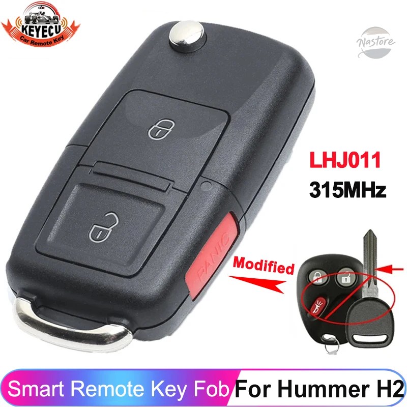 並行輸入品 h2chevevalanche keyecu-アップグレードリモートキーフォブ カスタムパーツ 部品 アクセサリー_1