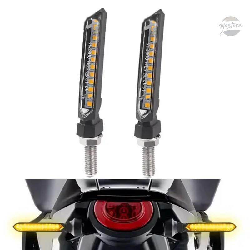 並行輸入品 バイク ウインカー 8mm led ウィンカーライト 汎 12v インジケーター ライト カスタムパーツ 部品 アクセサリーの画像
