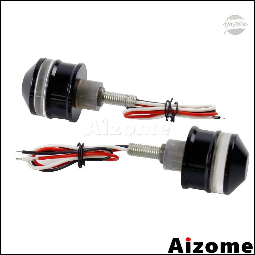 並行輸入品 バイク ハンドル バーエンド カスタム 25mm ウィンカー ターン カスタムパーツ 部品 アクセサリーの画像