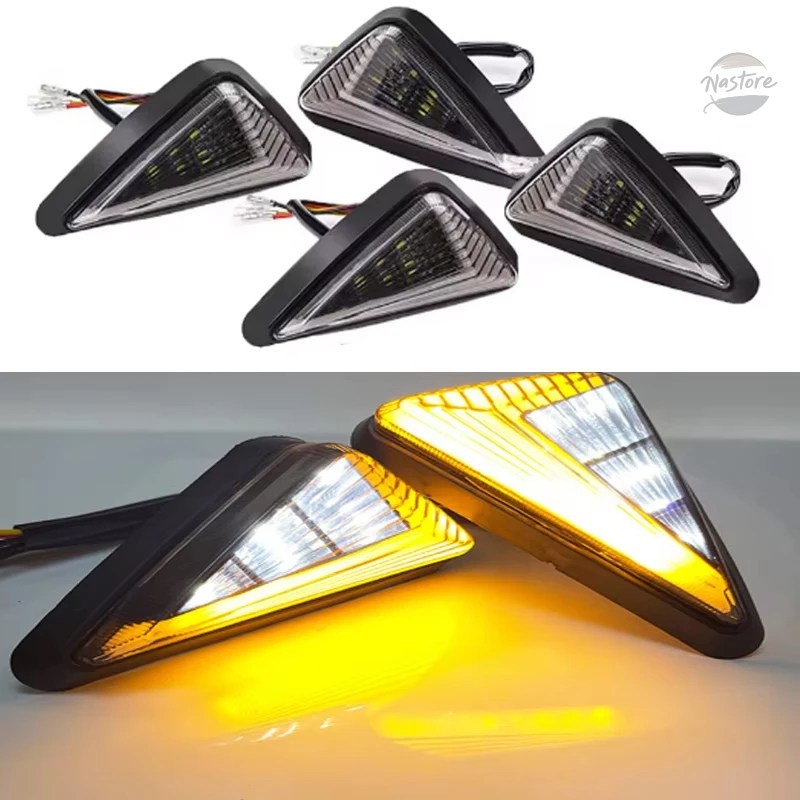 並行輸入品 バイク アクセサリー カスタム ledウィンカー インジケーター カスタムパーツ 部品 アクセサリーの画像