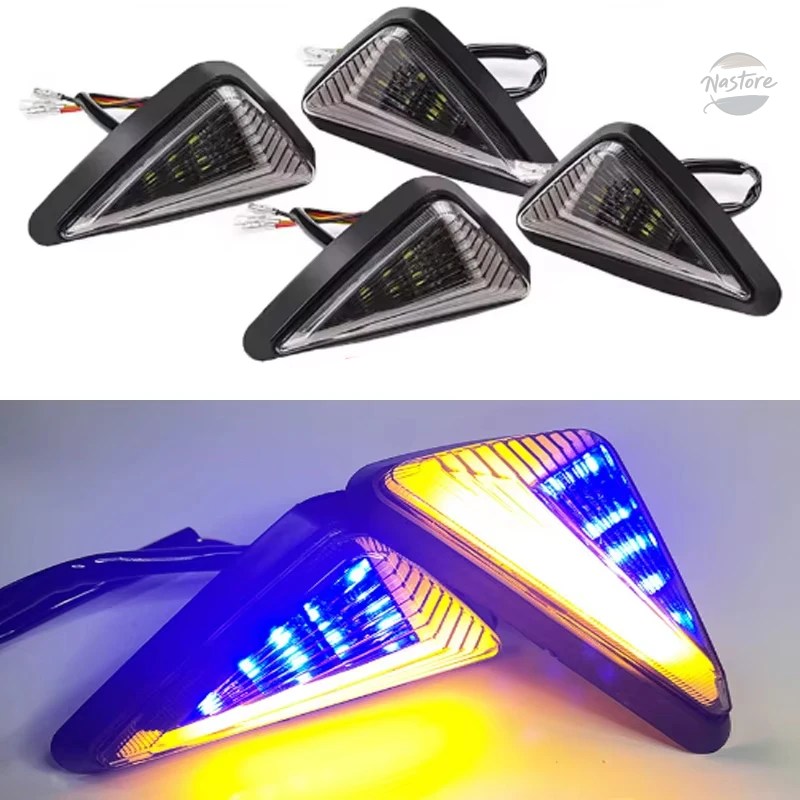 並行輸入品 バイク アクセサリー カスタム ledウィンカー インジケーター カスタムパーツ 部品 アクセサリーの画像