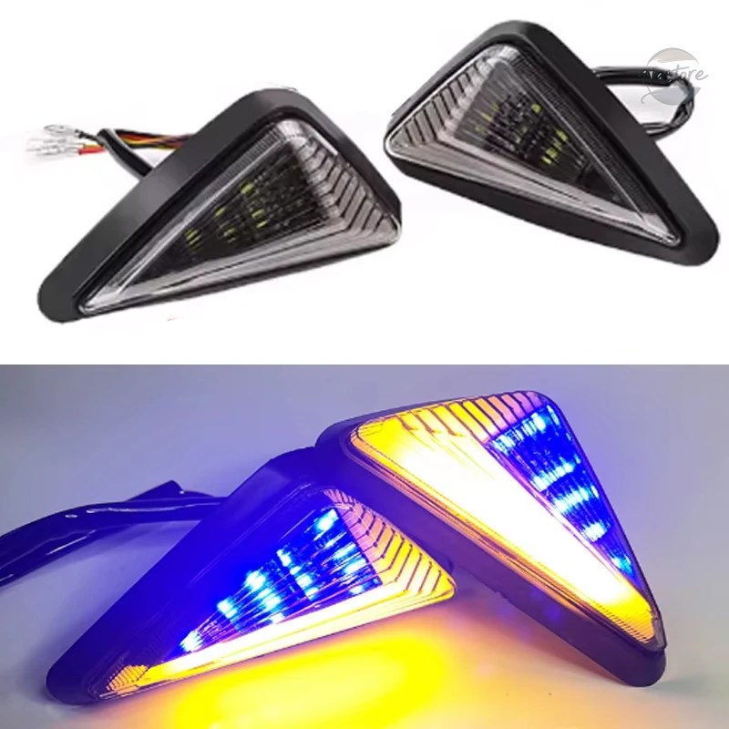 並行輸入品 バイク アクセサリー カスタム ledウィンカー インジケーター カスタムパーツ 部品 アクセサリーの画像