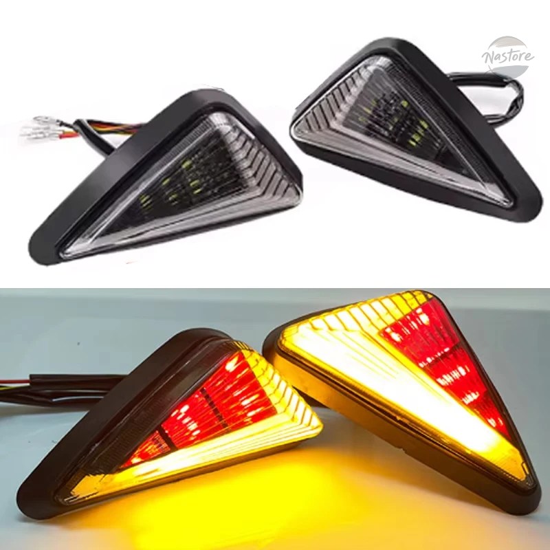 並行輸入品 バイク アクセサリー カスタム ledウィンカー インジケーター カスタムパーツ 部品 アクセサリーの画像
