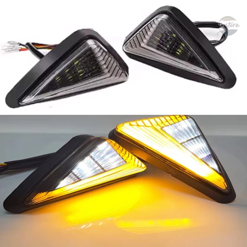 並行輸入品 バイク アクセサリー カスタム ledウィンカー インジケーター カスタムパーツ 部品 アクセサリーの画像