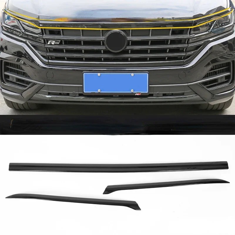 並行輸入品 FOR VOLKSWAGEN VW TOUAREG 2019-2021 クロームE ABS REAR TRUNK COVER TAILGATE TRIM STRIP BUMPER BACK DOOR MOLDING GARNISH PROTECTORの画像