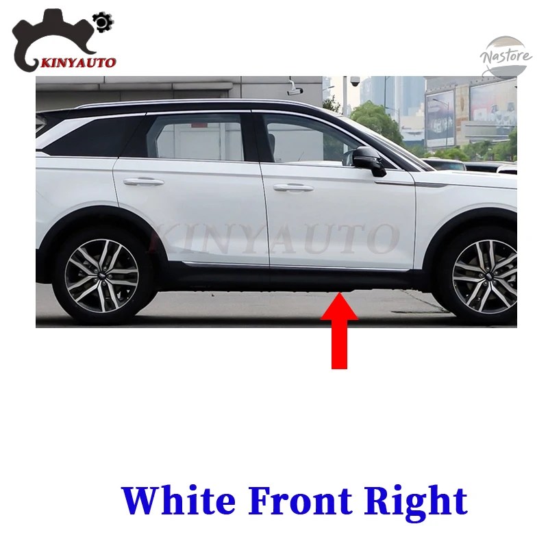 並行輸入品 FOR FAW BESTUNE T77 T99 SIDE MOULDING クロームE FRONT REAR DOOR GARNISH ANTI-SCRATCH STRIP TRIM PROTECTOR PLATE_6