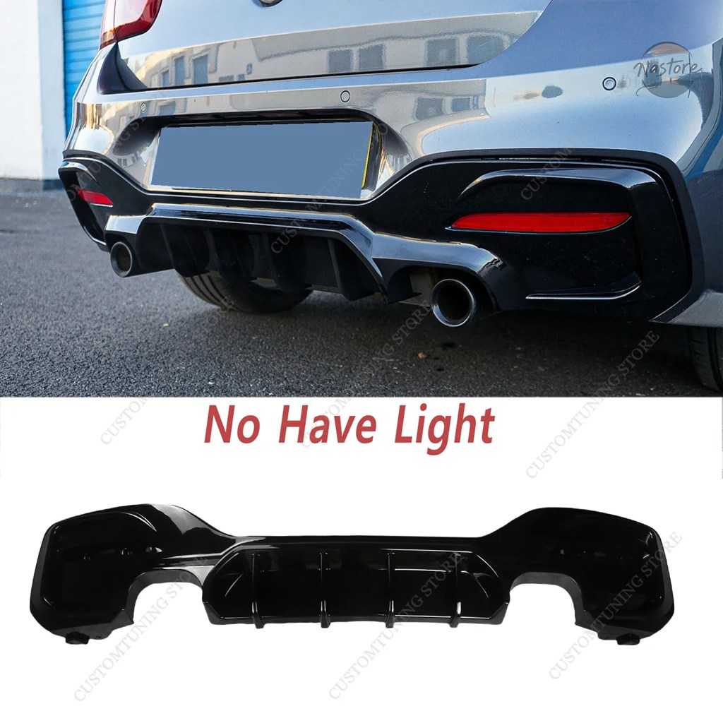 並行輸入品 BMW F20 リアバンパー グロスブラック マクストンスタイル