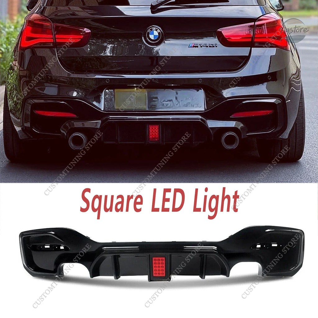 並行輸入品 BMW F20 リアバンパー グロスブラック マクストンスタイル