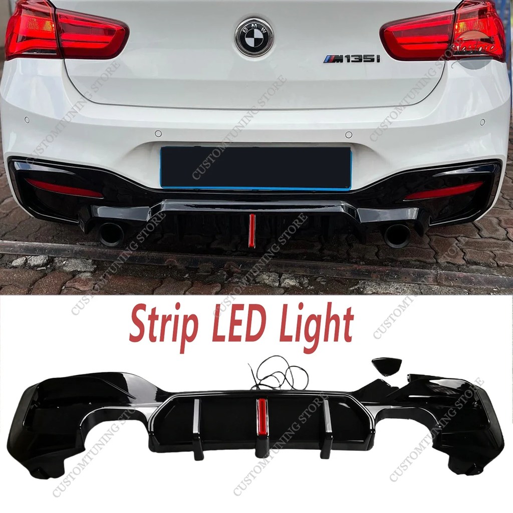 並行輸入品 BMW F20 リアバンパー グロスブラック マクストンスタイル