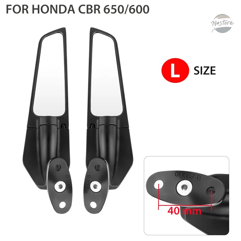 並行輸入品 ホンダ CBR650R バイク ミラー /F CBR500R CBR250RR CBR600RR CBR900RR CBR1000RR カスタムパーツ パーツ アクセサリーの画像