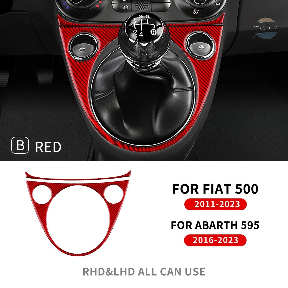 並行輸入品 ソフトカーボンファイバー フィアット 500 2011-2023 500E