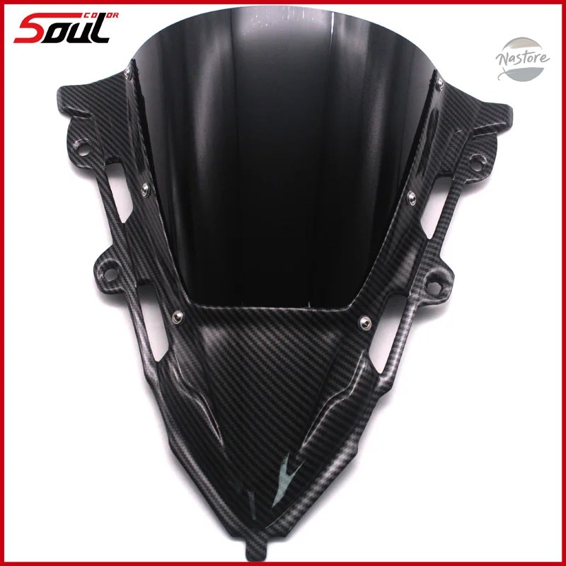 並行輸入品 オートバイ用カーボンファイバー製スポーツウィンドスクリーン ウィンドシールドバイザー CBR650R 2019-2020 19-24 2021 2022 2023 2024