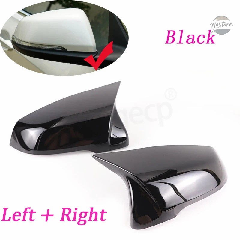 並行輸入品 カーボンファイバースタイル ブラック リアビュー サイドミラーカバーキャップ BMW X1 F48 X2 F39 F40 F53 F44 Z4 G39 トヨタ スープラの画像