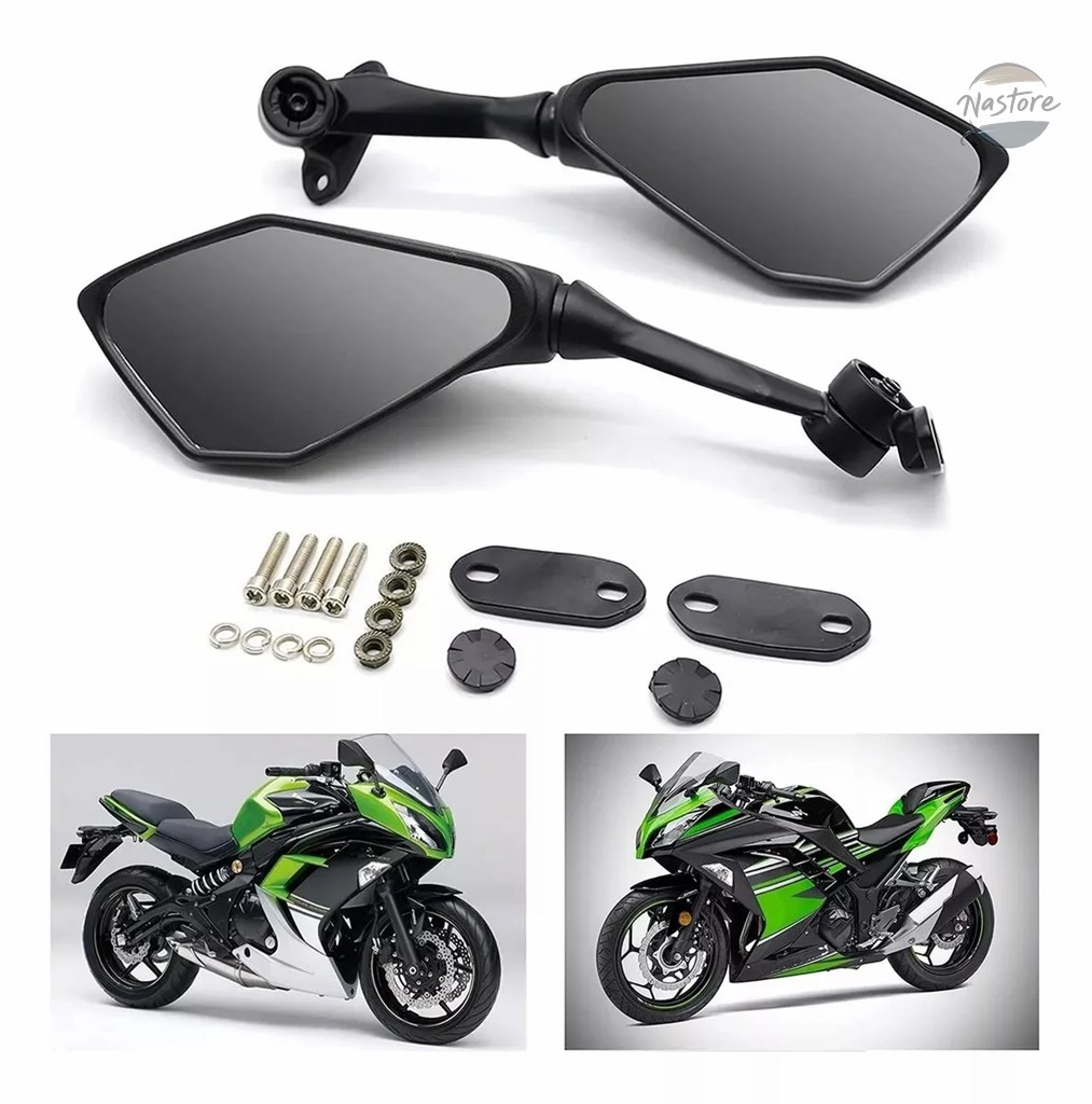 バイク用リアビューミラー 並行輸入品】バイク用リアビューミラー Kawasaki Ninja 250 250SL 300