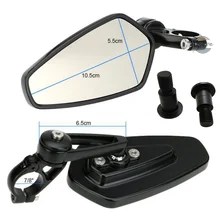 並行輸入品 バイク用ハンドルバーエンドミラー ヤマハ MT-07 MT-09 MT10 R6 R1 FZ1/FZS1000 FZ6 FZ6R XJ6 TMAX530 TMAX500 バーエンドミラーの画像