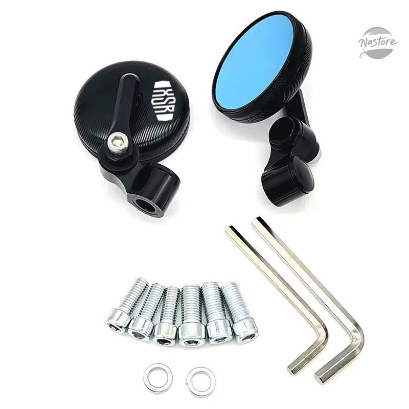 並行輸入品 CNCアルミニウムミニレトロバイクリアビューサイドミラー