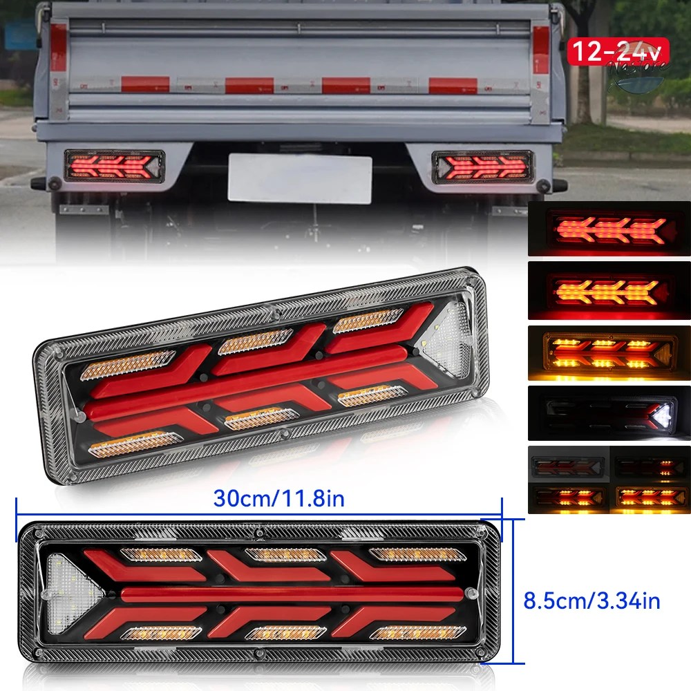 並行輸入品 フォグランプ テールライト トラック led 2個 12v 24v