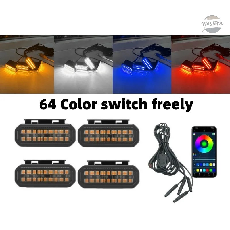 並行輸入品 スズキ グリル ホイール ジムニー ledフロント ライト デイタイム カスタムパーツ 部品 アクセサリーの画像