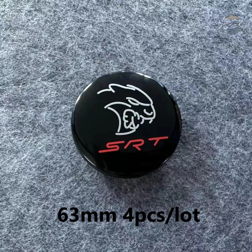 並行輸入品 ダッジ ホイール 4個srt 63mm センターハブキャップ 